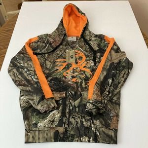Legendary Whitetails Mens Mossy Oak County Outfitter Hoodie Size M NWT
